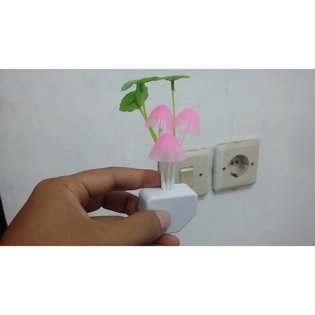 Lampu Tidur Jamur Avatar LED Sensor Cahaya / Lampu LED Avatar Mushroom