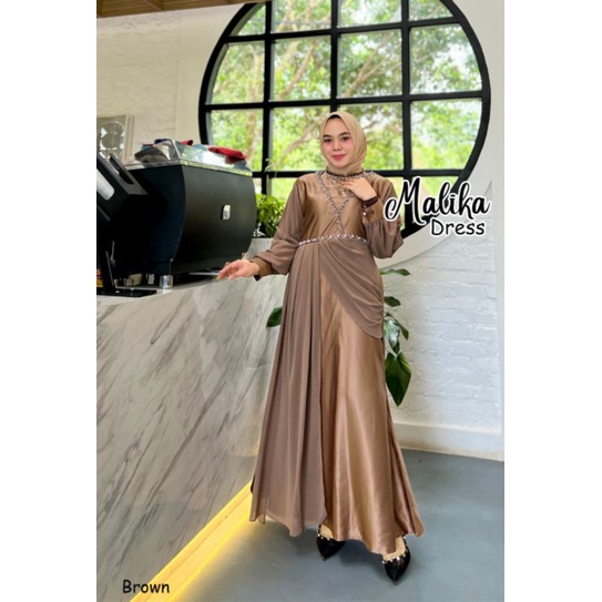 MALIKA Gamis Pesta Gamis Kondangan Muslimah