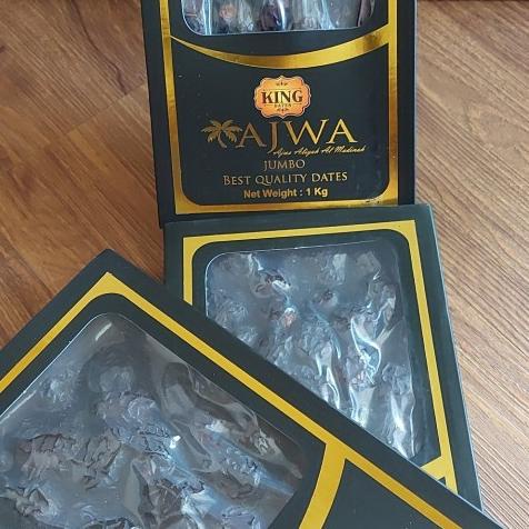 

Kurma Ajwa 1 Kg - King Dates Ajwa Jumbo - Kemasan Baru 100 % Asli Lull4Ss2D_