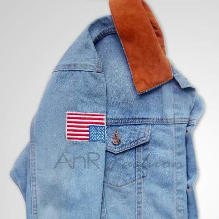 Jaket Jeans Denim &quot;Dilan 1990&quot; - Biru Muda / Bioblitz / Biru Tua / Dongker