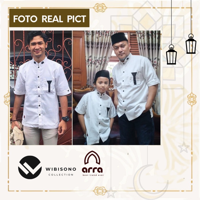 BAJU MUSLIM ANAK LAKI LAKI Y4 COUPLE BAJU KOKO ANAK LAKI LAKI KURTA PAKISTAN AYAH DAN ANAK LAKI LAKI LENGAN PENDEK TERBARU PREMIUM ORIGINAL BAJU KOKO DEWASA MODEL TERBARU 2022 ARRA DZAKY 2