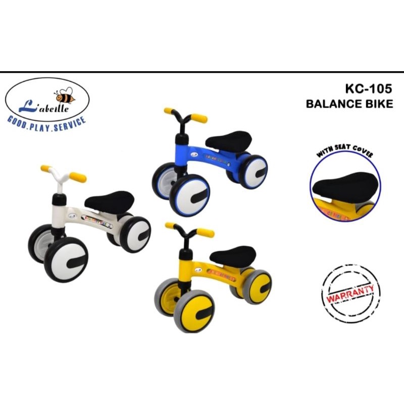 Labeille Mainan Ride On Balance Bike KC 105 - Sepeda keseimbangan Anak KC105