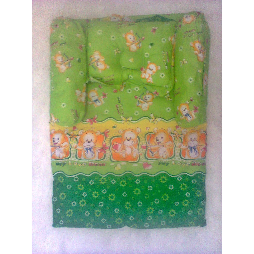 Kasur gambar Lipat, Kasur set Bantal+Guling, Kasur Lipat bayi, Kasur baby