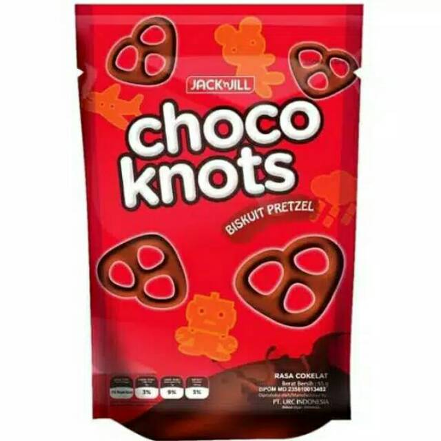 Jack n Jill Choco knots dan Milky Knots biskuit 55 gram