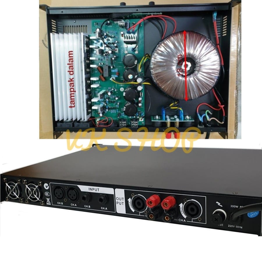 Power Amplifier Crimson PA 300 Original Crimson PA300