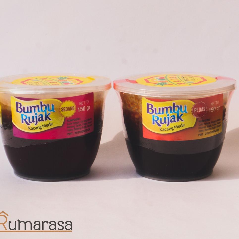 

Makin murah--Bumbu Rujak Gula Merah Kacang Mede / Sambal Rujak Kemasan Cup 150 gram