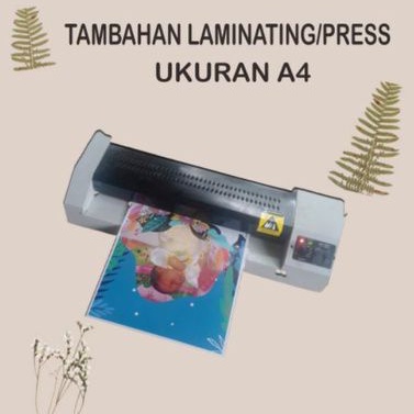 

Tambahan laminating/press foto, sertifikat dan dokumen lainnya ukuran A4