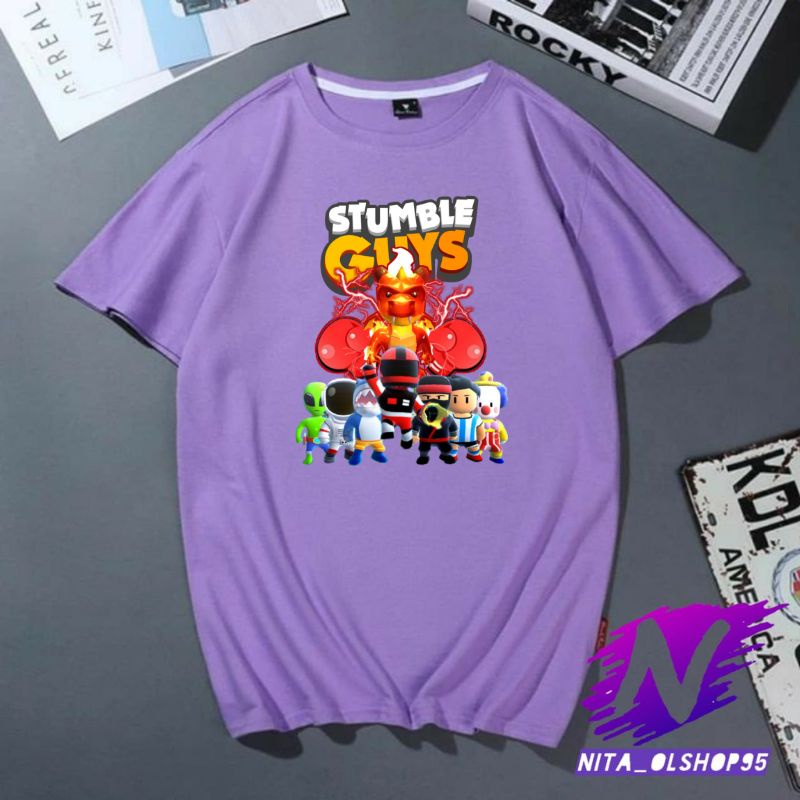 baju anak kaos anak atasan anak laki laki dan perempuan kaos stumble guys naga elektron