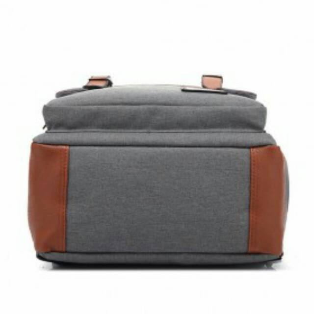 Tas Ransel Canvas OMFB0PLR - Light Gray