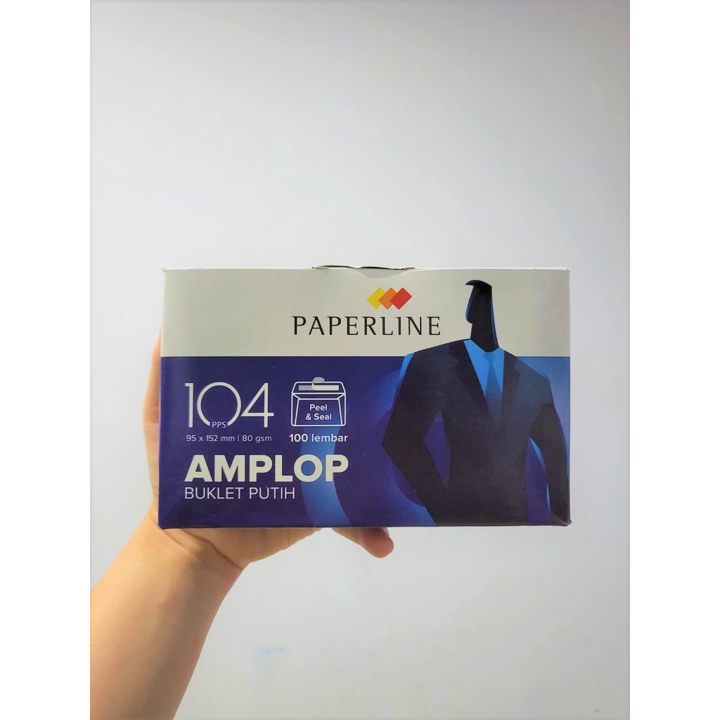 

AMPLOP PAPERLINE PUTIH POLOS 104 PPS (AMPLOP KECIL SEDANG)