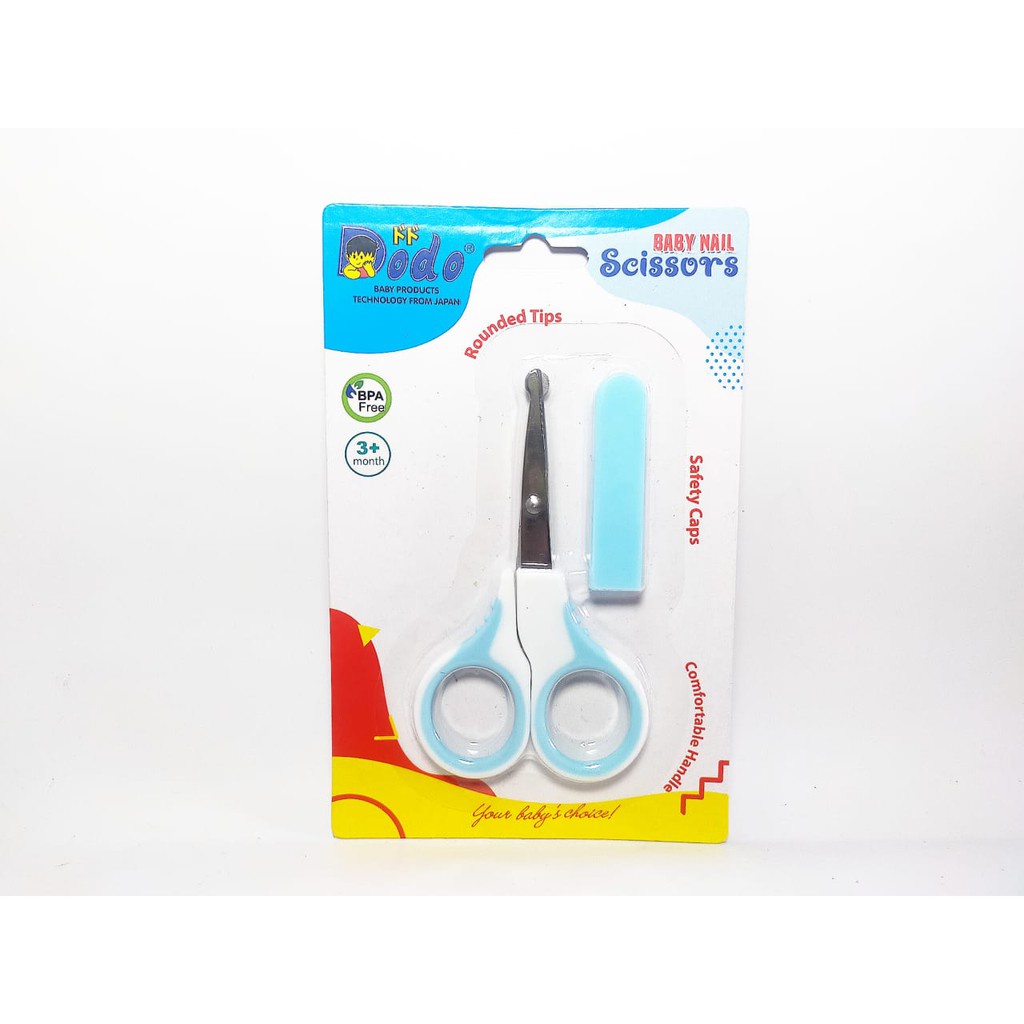 Dodo Baby Nail Scissors / Gunting Kuku Bayi DAC072 (Tersedia varian warna)