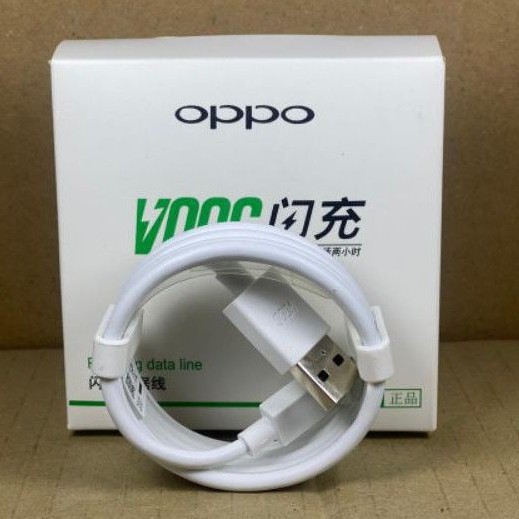 Kabel Data Oppo VOOC Support 4A &amp; 5A SUPER VOOC Flash Charge &amp; Fast Charging USB MICRO/USB C ORIGINAL 100%