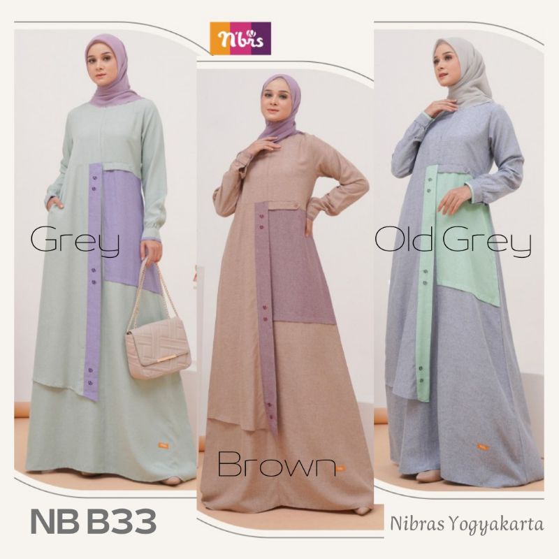 Gamis Nibras B33 Terbaru