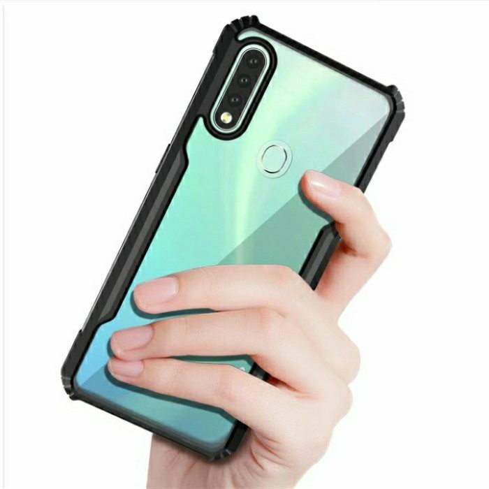 Oppo A31 Case Anti Shock Transparan Casing Beatle Series Clear Phone Case Bumper Cover