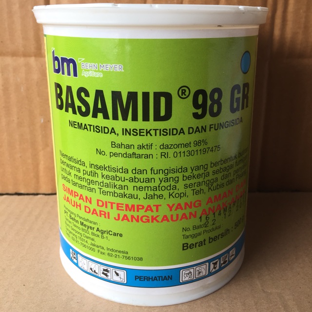 Basamid 500 gram insektisida nematisida fungisida laris murah glosir