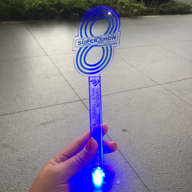 Acrylic lightstick Super Junior SS8 infinite time
