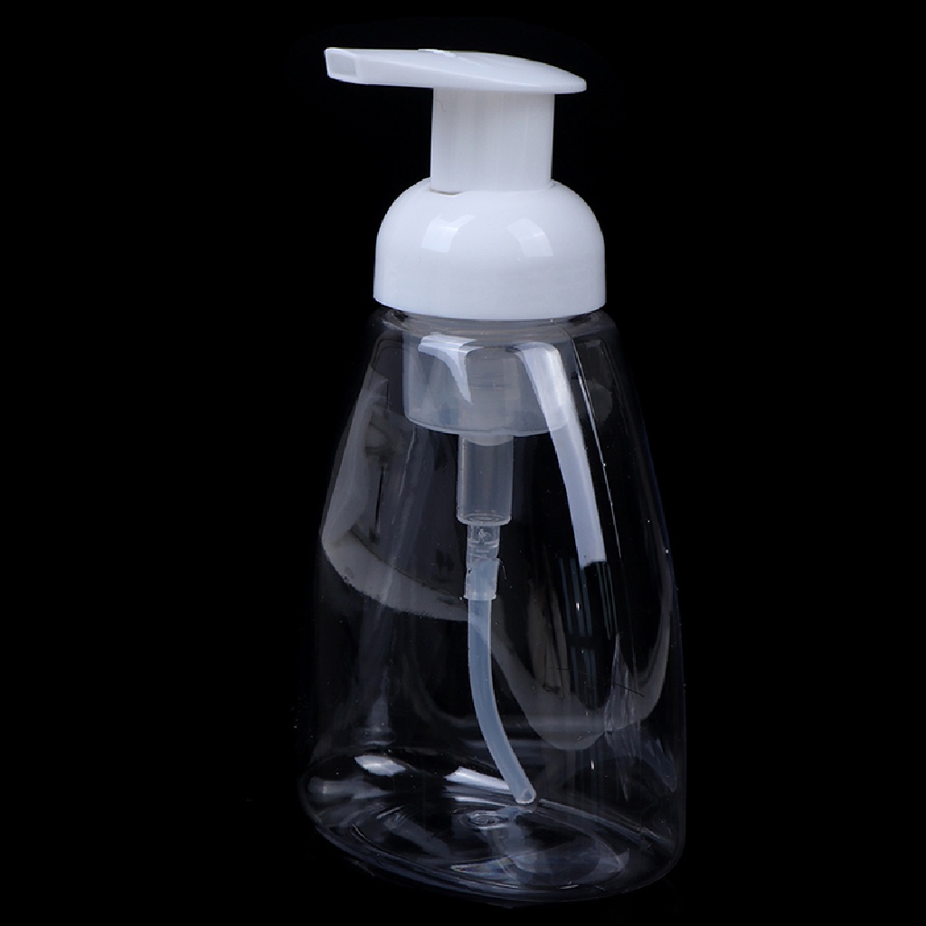 Botol Dispenser Sabun Cair Busa Model Pompa Tangan Bahan Plastik Bening Ukuran 300ml