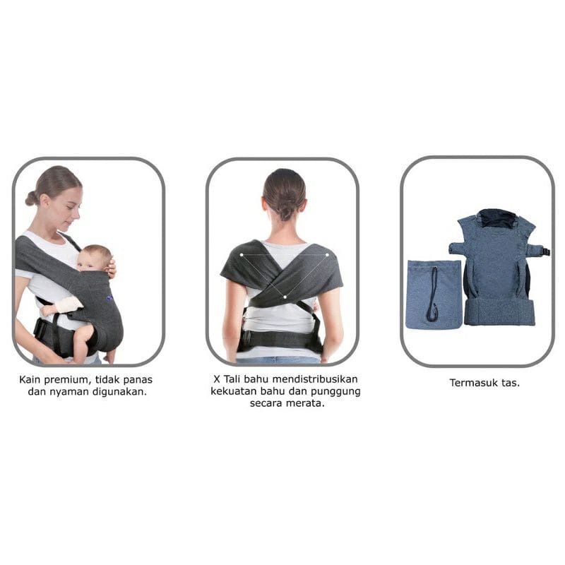 Baby Safe M-Shaped Carrier (BC010) - Gendongan Bayi