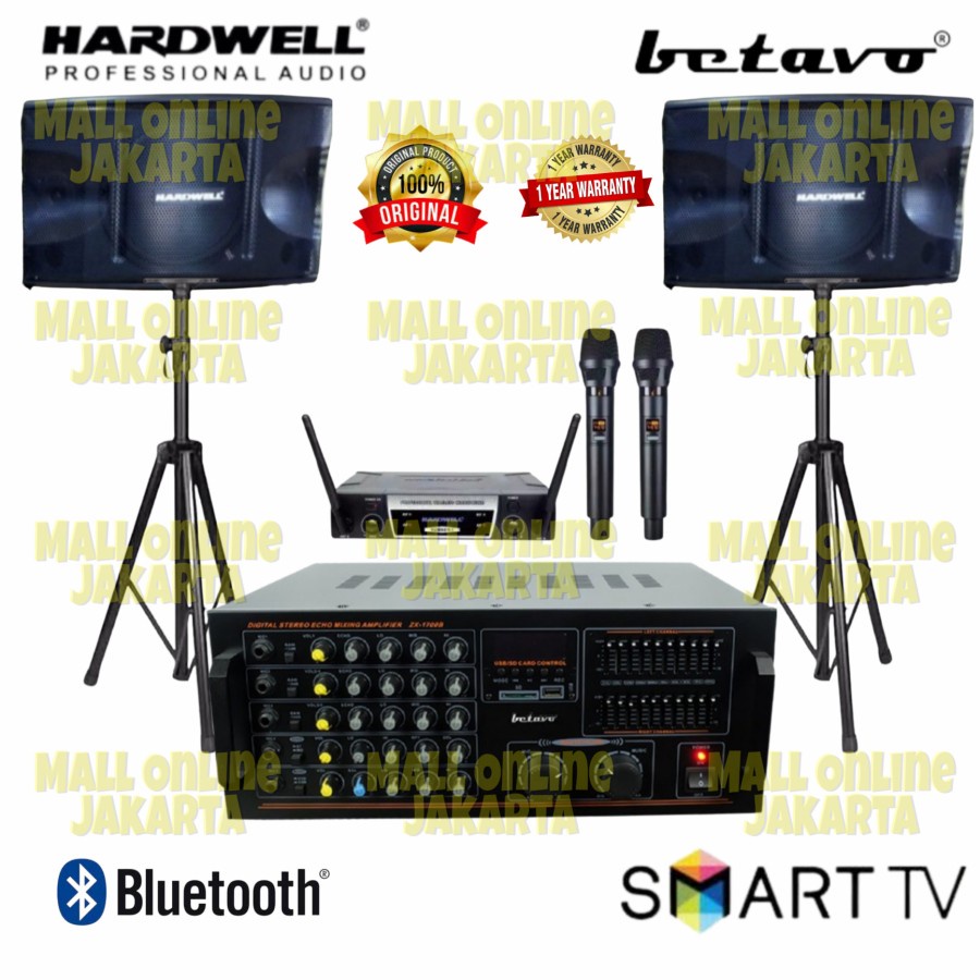 Paket sound system Hardwell 10 inch Karaoke set Original