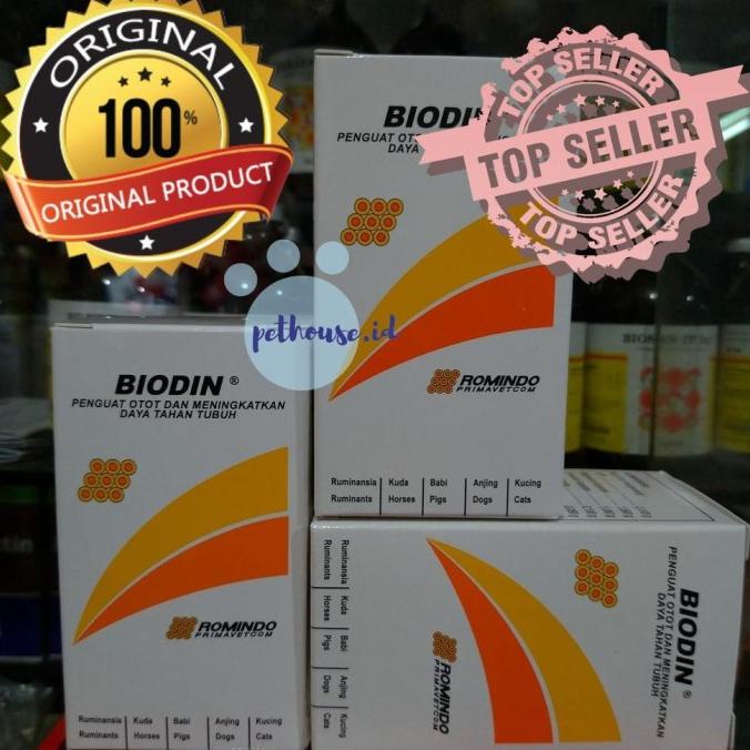 Terlaku Biodin Penguat Otot Dan Stamina Hewan Ternak/ Obat Injeksi Atp