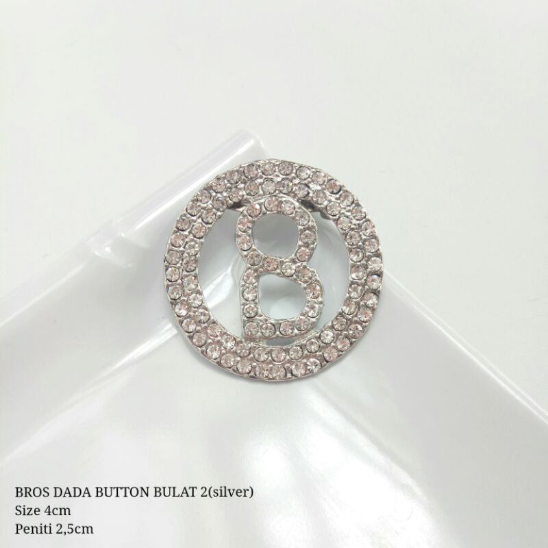 BROS BUTTONSCARVES KW / BROS B (PART 4)-Bulat 2 putih silver