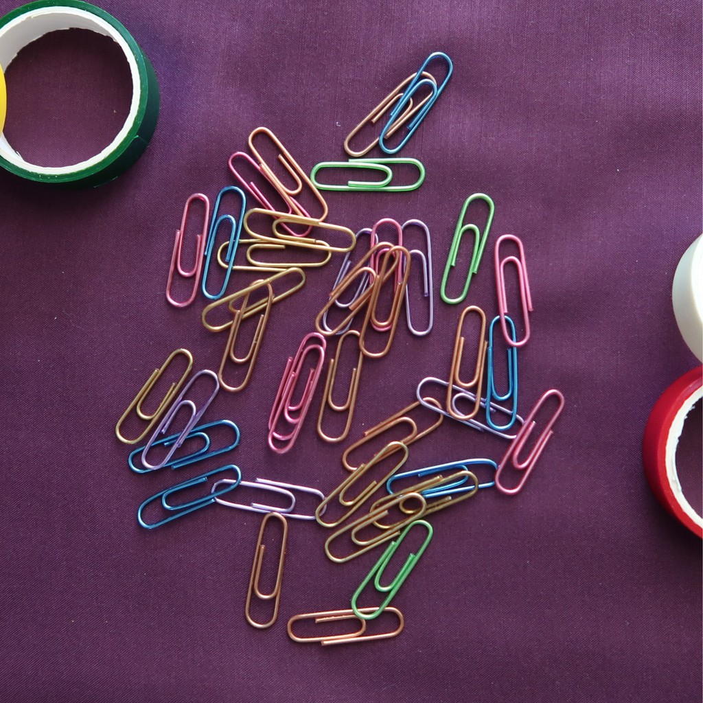 

Paper Clip (penjepit kertas) Metalic Warna-warni