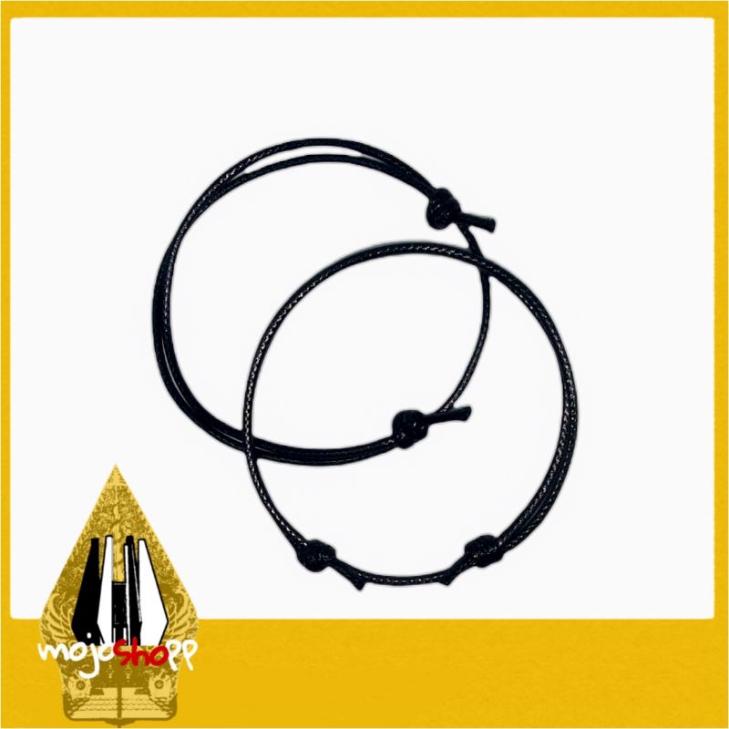 Gelang tali / Gelang hitam / Gelang tali Korea / Gelang tali polos
