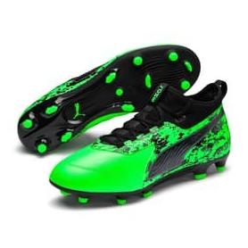 Sepatu Bola Puma One 19.3 Fg Ag Green Gecko 105486 04 S7968