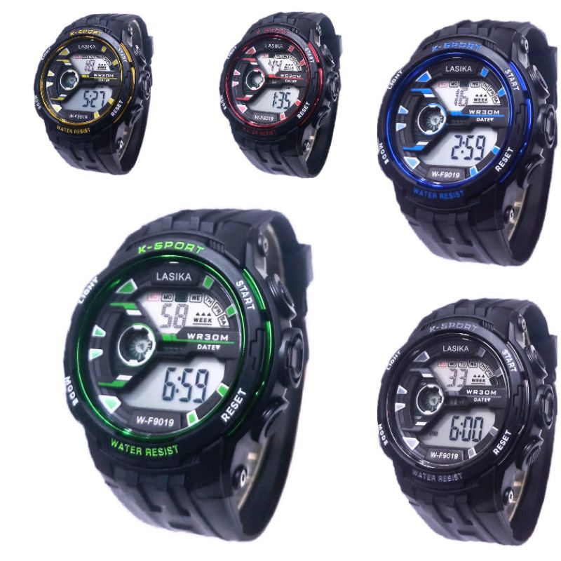 Jam Tangan Pria Sporty Lasika Digital Anti Air LSK-9018 Big Size