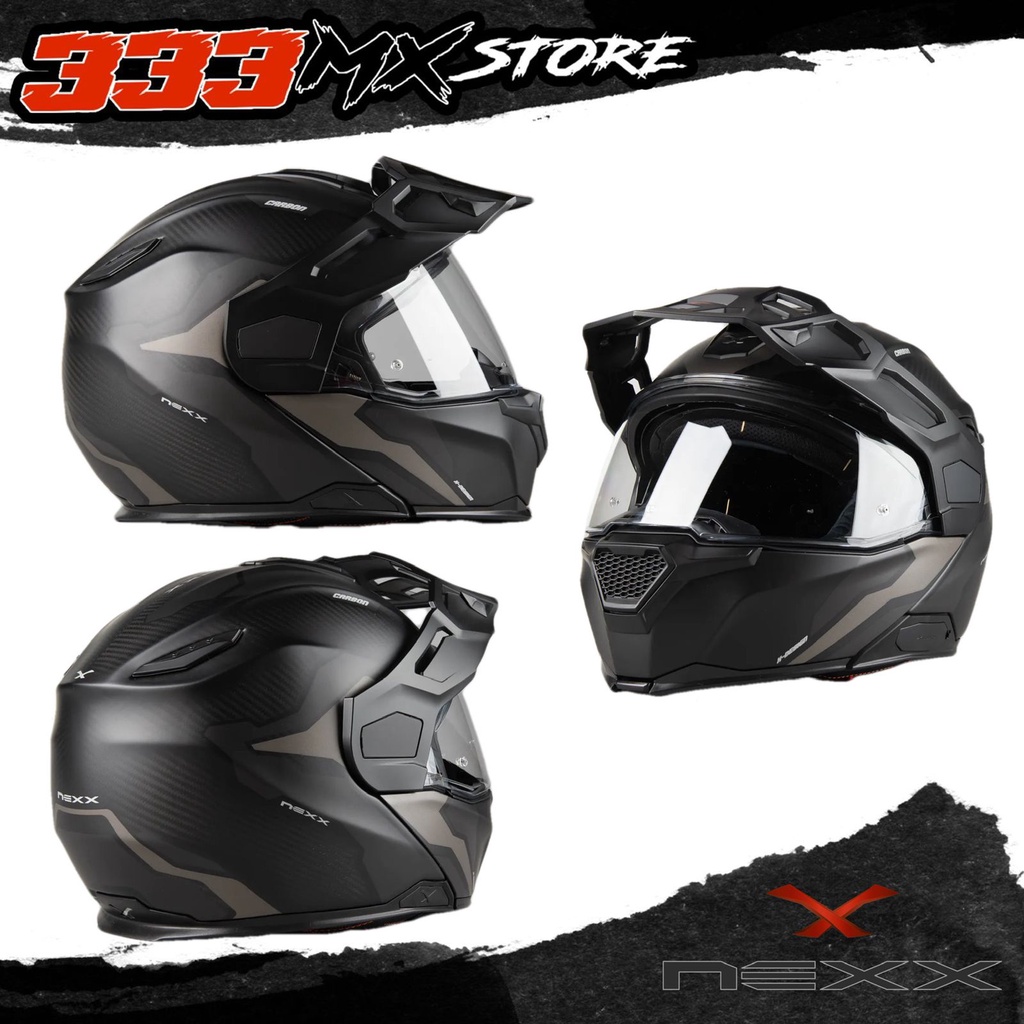HELM NEXX X VILIJORD CARBON BLACK HELM MODULAR NEXX X VILIJORD CARBON