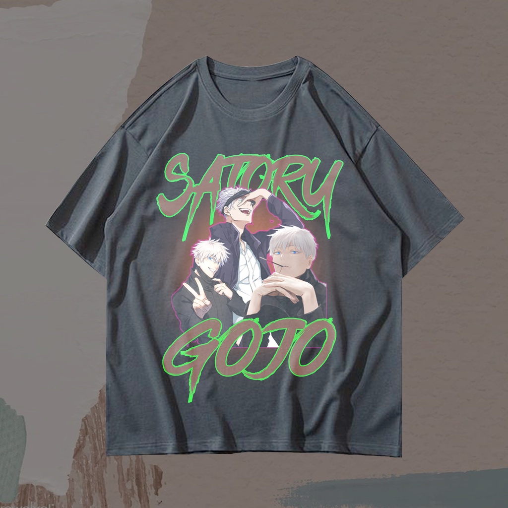 Kaos Gojo Satoru Vintage Over Size