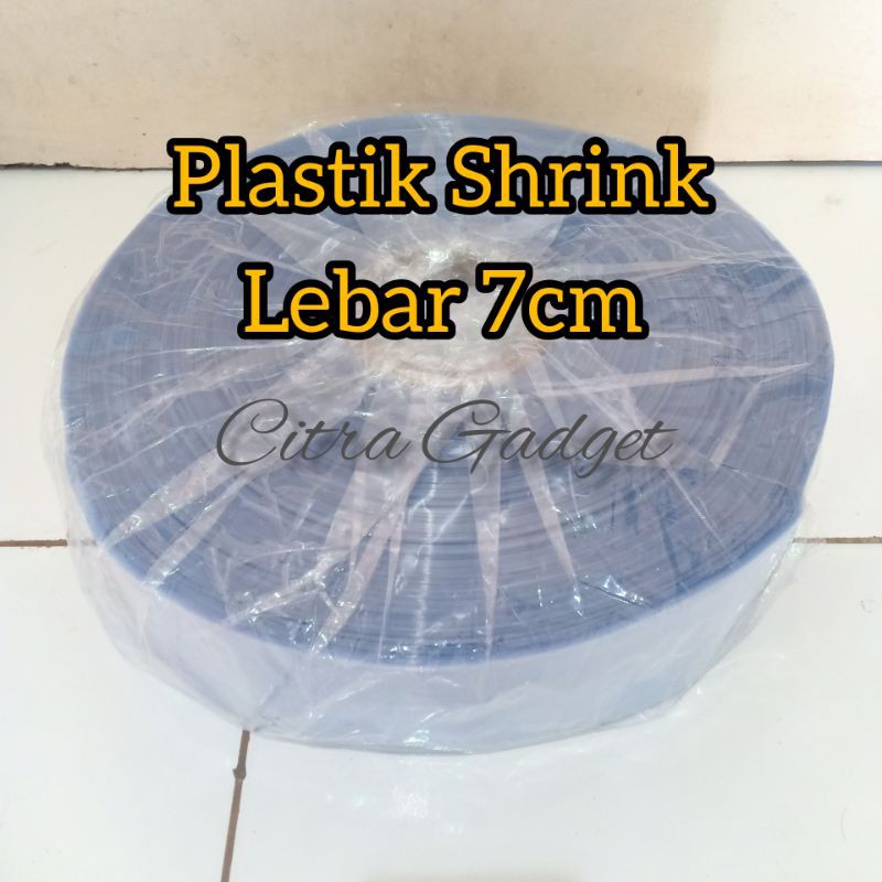 Plastik Shrink lebar 7cm roll besar