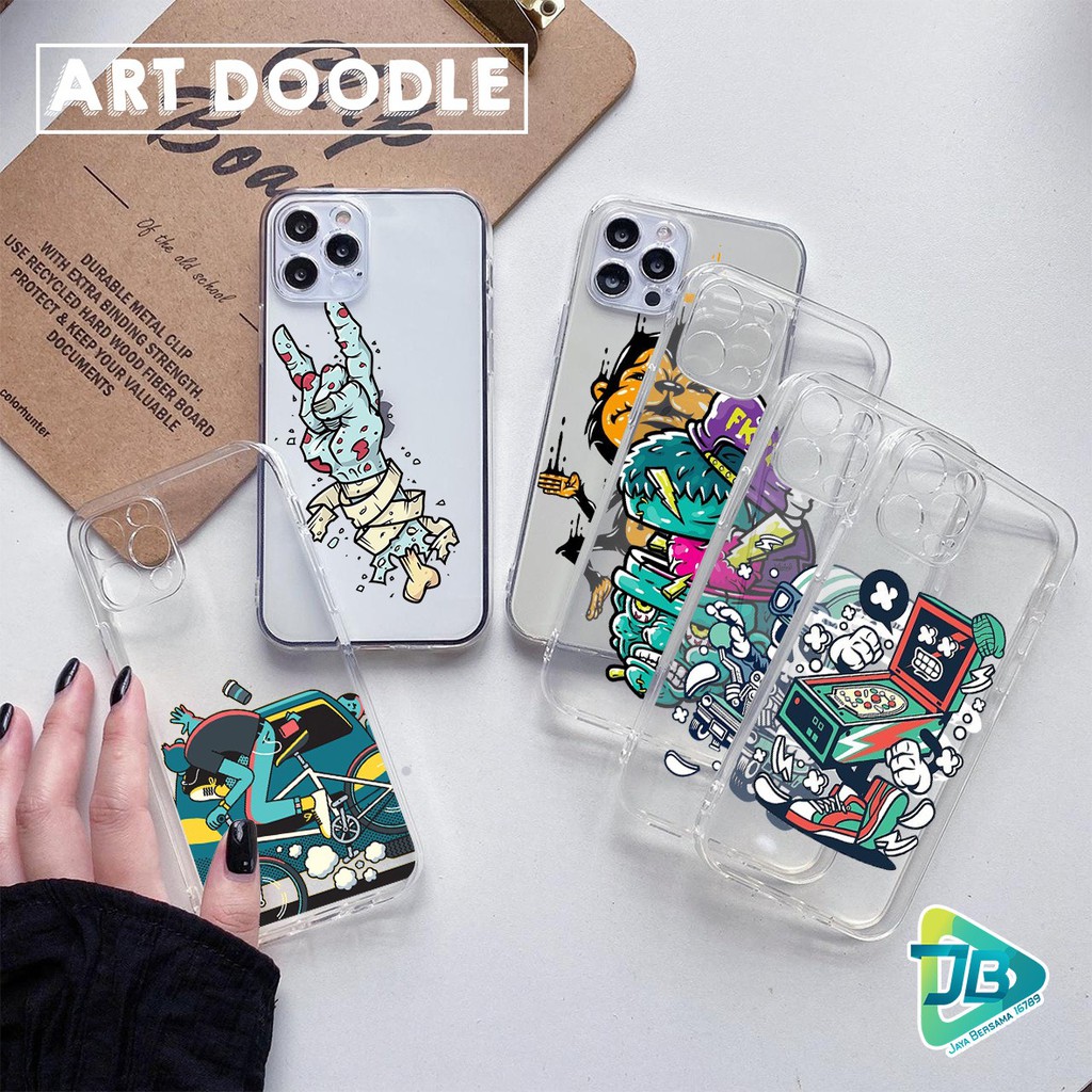 SOFTCASE BENING ART DOODLE OPPO A1K A3S A5S A7 A12 A11K F9 A15 A52 A72 A92 A8 A31 A9 A5 2020 JB4276