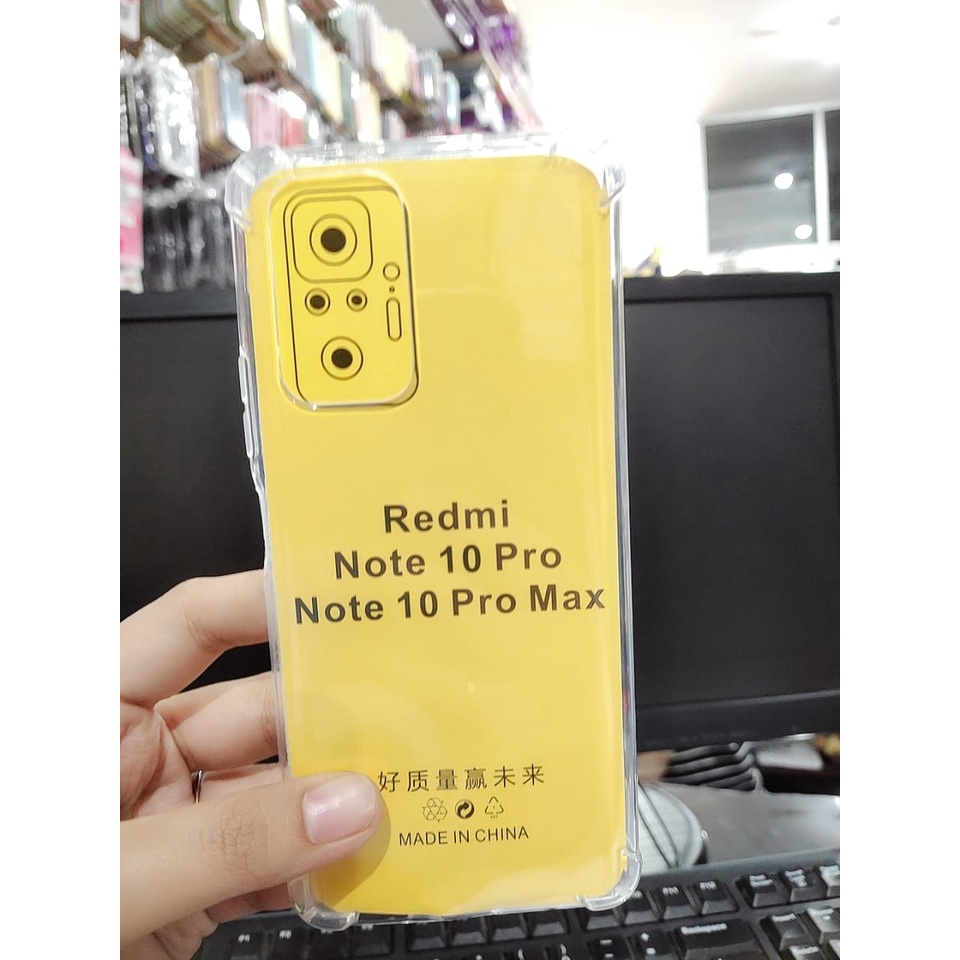 Anti Crack Redmi Note 10 Pro Note 10 Pro Max 6.67 inch Soft Case Anti Shock Jelly Tahan Benturan