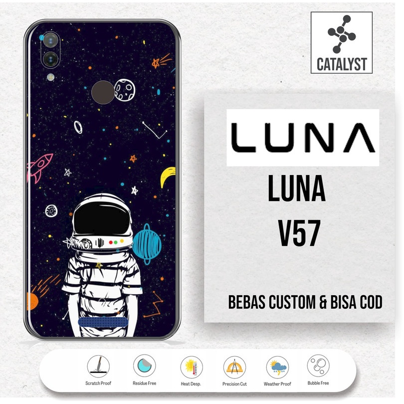 (Buy 1 Get 2) Garskin Skin LUNA V57 - KODE -81HS Bisa Custom - Sticker Case