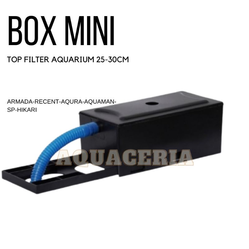 Top filter Aquarium Box kosong mini Filter box aquarium box nya saja