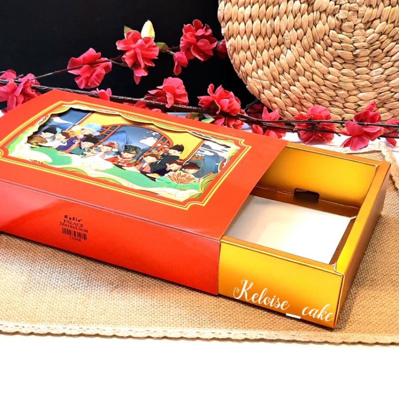 

( isi 5 box / @ 14.000 ) BOX MOONCAKE UKR 26 cm x 18 cm x 5,5 cm