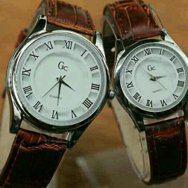 Jam Tangan Couple GC Kulit