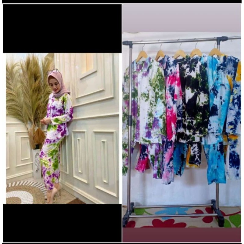 Setelan Rayon Tie Dye