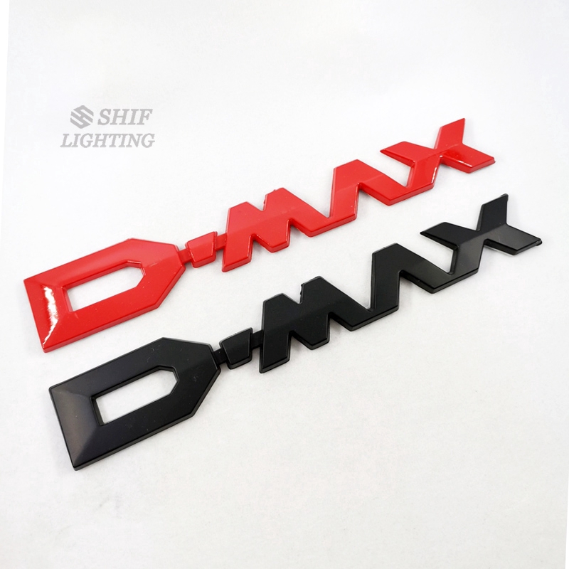 1pc Stiker Emblem Logo Dmax Bahan Abs Krom Untuk Bagasi Belakang Mobil Isuzu