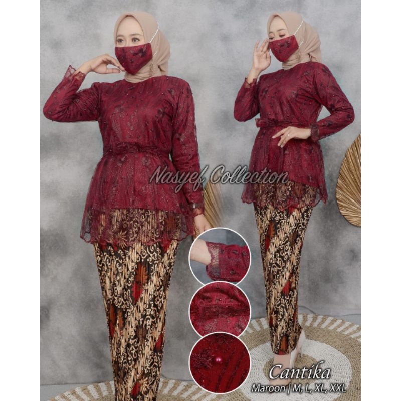 Hanania Kebaya / Seragaman Blouse Cantika / Kebaya pesta / Kebaya lamaran