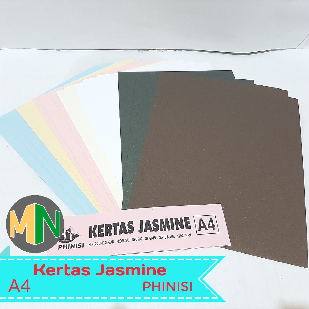 

Kertas Jasmine A4 190gsm Phinisi @5sheets