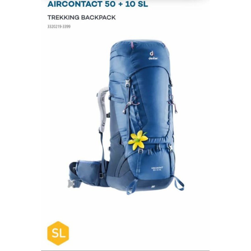 Carrier Tas Gunung Deuter Aircontact 50 +10 SL, 60+10SL