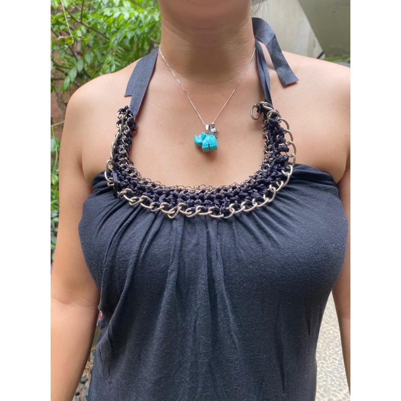 prelove black dress sexy dress maxidress size m