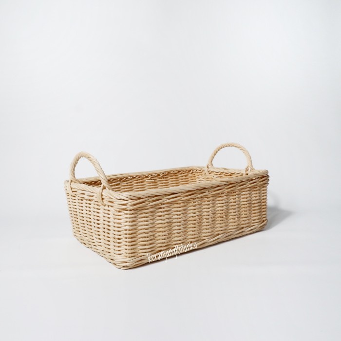 

Ready keranjang rotan handle besar Murah