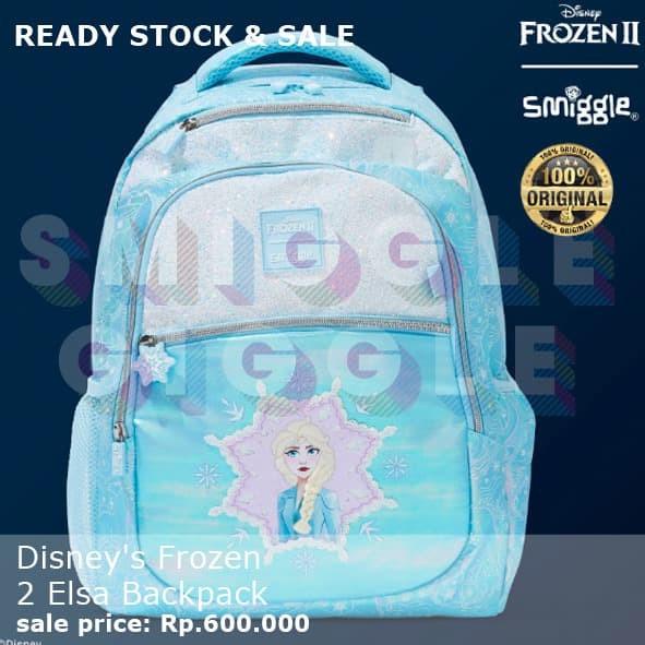(Ori) Smiggle Disney'S Frozen 2 Elsa Backpack
