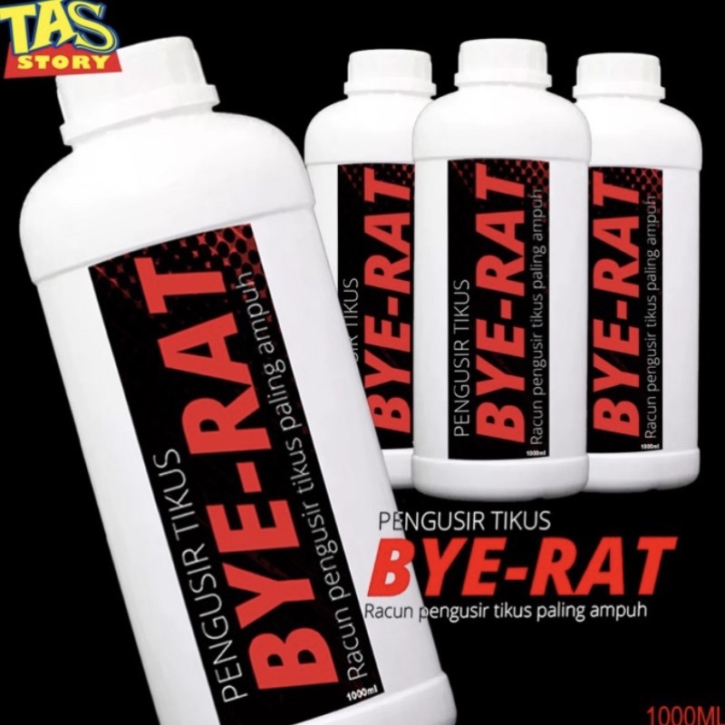 RACUN CAIRAN PENGUSIR TIKUS SEMPROT BYE RAT REFIL 1L AMPUH / RACUN PEMBASMI HAMA TIKUS RACUN TIKUS 1000ML REFIL BYE RAT 1Liter