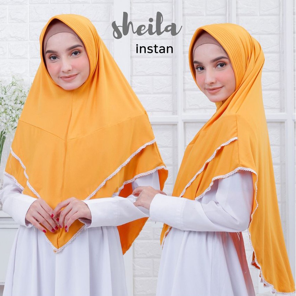 JILBAB INSTAN MURAH SHEILA / KERUDUNG BERGO MURAH / KHIMAR SYARI INSTAN MODEL TERBARU / JILBAB LANGSUNG PAKAI / JILBAB INSTAN DEWASA