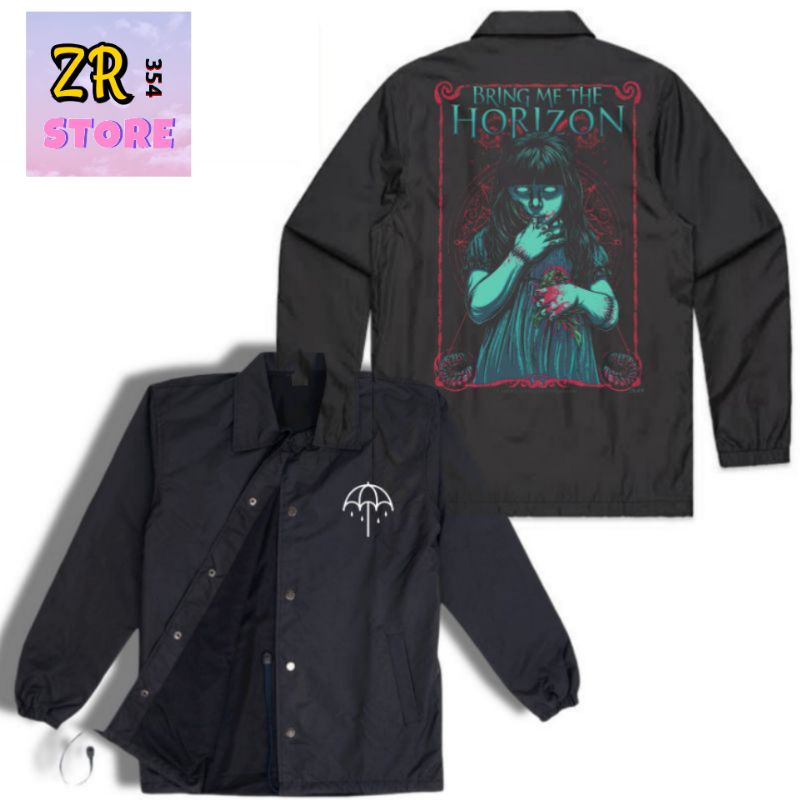 Coach JACKET Bring Me The Horizon / JACKET COACH BMTH Band Metal / JACKET parasut pria wanita