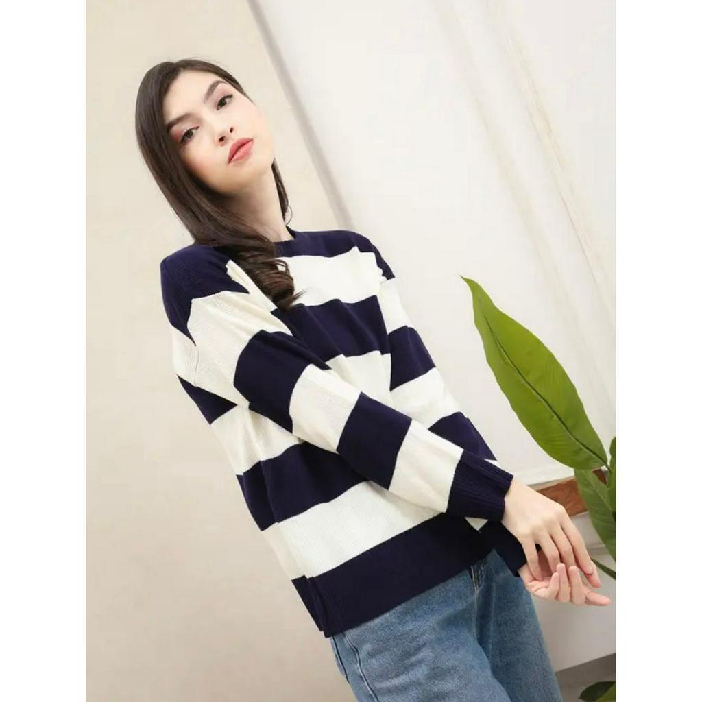 Sweater Rajut Wanita Eira Oversize /Atasan rajut wanita all size/sweater rajut wanita